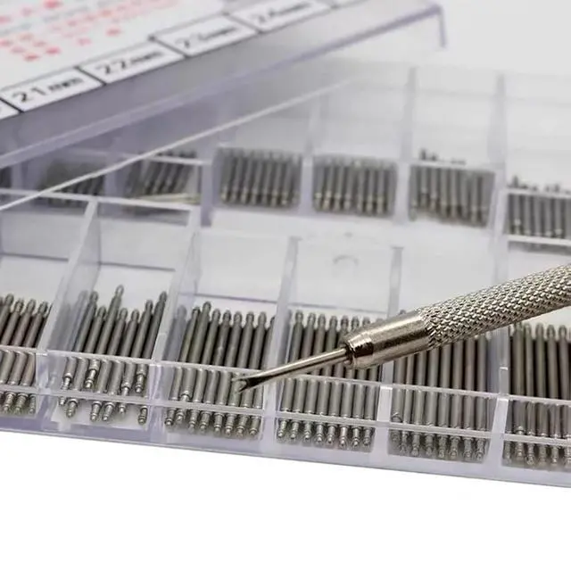 Alt view image 5 of 5 - 2pcs Double Tip Pins Tools Stainless Steel Spring Bar Tools for Adjust Removal Replace Watch Straps Wrist Bands Watch Pins Repair Fix Kit Tool