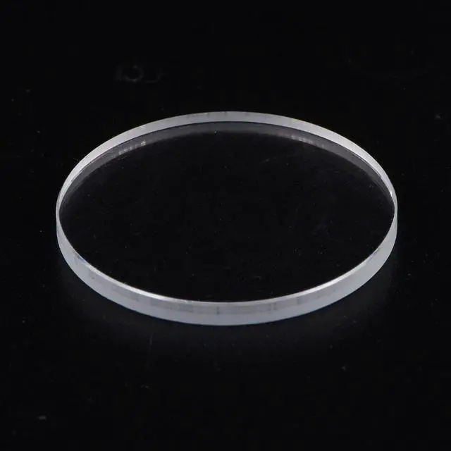 Alt view image 4 of 7 - Watch Clear Crystal Lens Glass 39.5mm Dia. 2.5mm Thick Round Flat Mineral High Transmittance Watch Glass Replacement Part for Watchmaker Repair