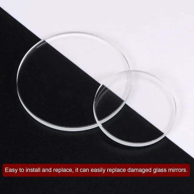 Alt view image 5 of 7 - Watch Clear Crystal Lens Glass 39.5mm Dia. 2.5mm Thick Round Flat Mineral High Transmittance Watch Glass Replacement Part for Watchmaker Repair
