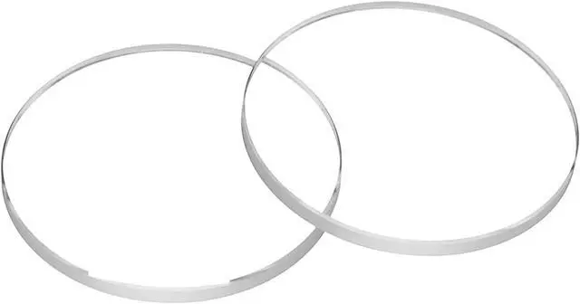Main image of 2Pcs Watch Crystal Glass Lens Beveled Edge Flat Round Ultra-Clear Glass Watch Face Crystals Len Dial Mirror Replacement Parts for Watchmaker
