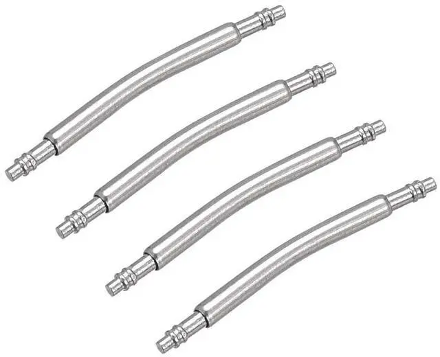 Main image of 4pcs Watch Band Link Pin, Spring Bar Pins 1.5mm Dia 16mm Length, Stainless Steel Double Flanged End Pins for Watch Band Strap