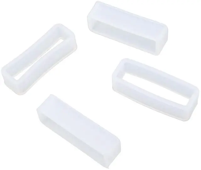 Main image of 4PCS 22mm Rubber Replacement Watch Band Strap Loops (Clear)