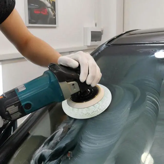 Alt view image 6 of 7 - 4 PCS Car Polishing Pads 5-6 Inch - Professional Grade Buffing Pads with Reinforced Double-Stitched Edges for Auto Detailing & Surface Restoration