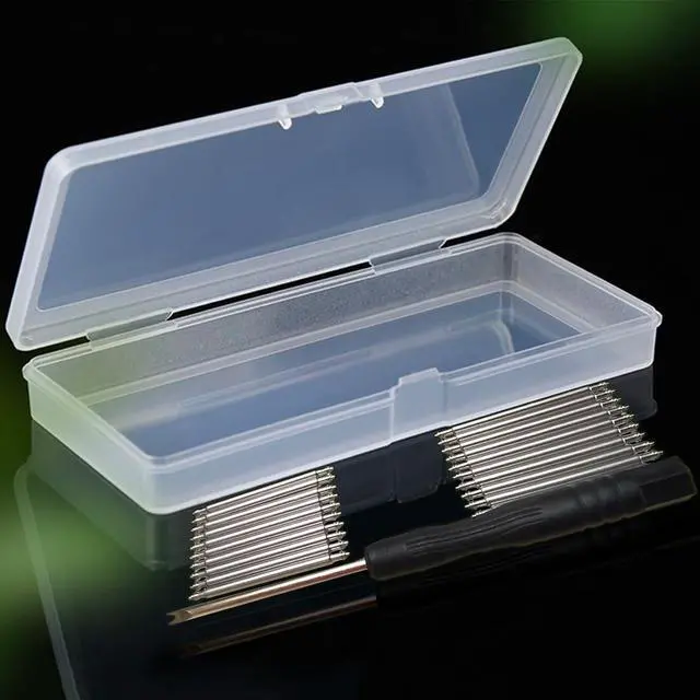 Alt view image 2 of 7 - Vellsar Watch Pins 18mm Watch Spring Bars Set | Heavy Duty, stainless steel, 1.8mm thickness, Storage Box Included