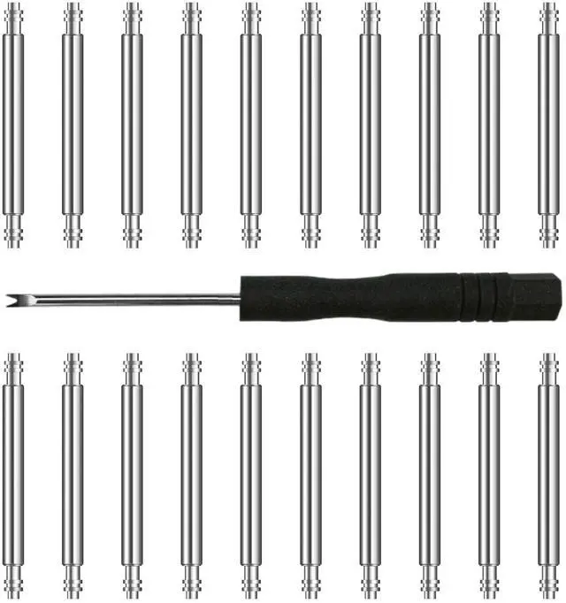 Main image of Vellsar Watch Pins 18mm Watch Spring Bars Set | Heavy Duty, stainless steel, 1.8mm thickness, Storage Box Included