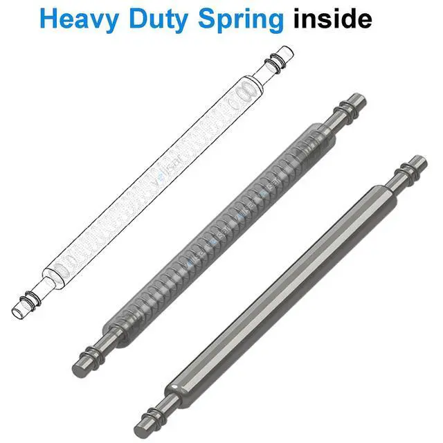 Alt view image 3 of 7 - Vellsar Watch Pins 18mm Watch Spring Bars Set | Heavy Duty, stainless steel, 1.8mm thickness, Storage Box Included