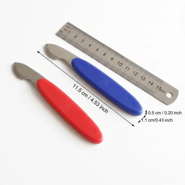 Alt view image 6 of 7 - Watch Back Cover Opener Metal Hard Handle Assorted Color 2pcs | Metal Hard Handle, Radian Design, Size about 11.5X1.1X0.5 Cm, Assorted Color