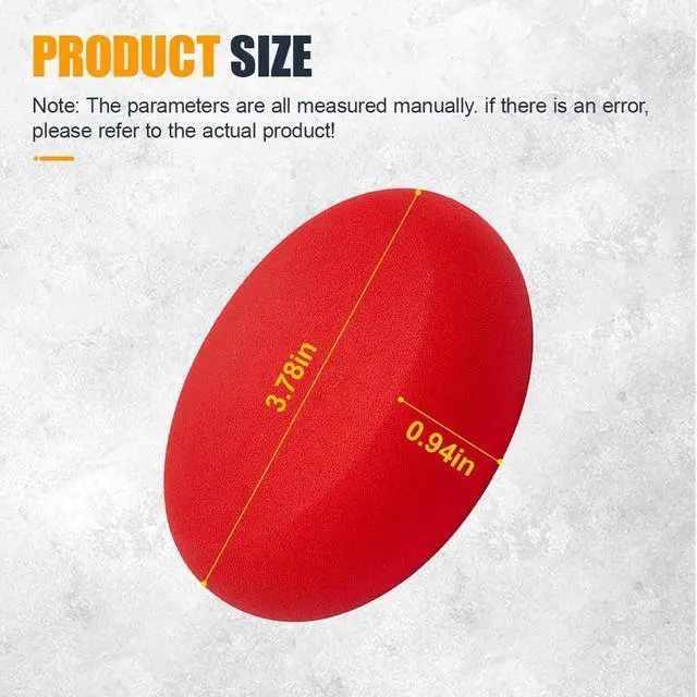 Alt view image 2 of 6 - 10PCS Car Foam Applicator Pads, 3.78" Round Auto Hand Polishing Pads, Compound Vehicle Detailing Sponges for Waxing, Paint, Ceramic, Glass (Red)