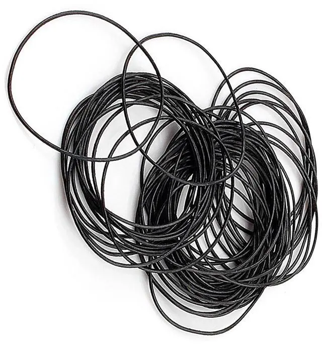 Main image of Yosoo-164-0.6 Round Rubber O-Ring Set for Wristwatch Black