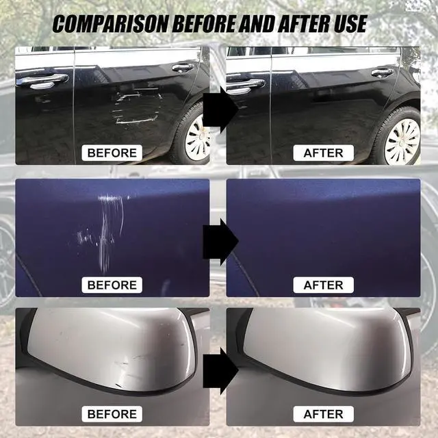 Alt view image 4 of 7 - 2025 New Car Scratch Remover, Car Scratch Remover Instant Invisible Scratch Remover, for Deep Scratches, Scratch Remover for Vehicles, Car's Paint Scratch Repair Kit (2Pcs)