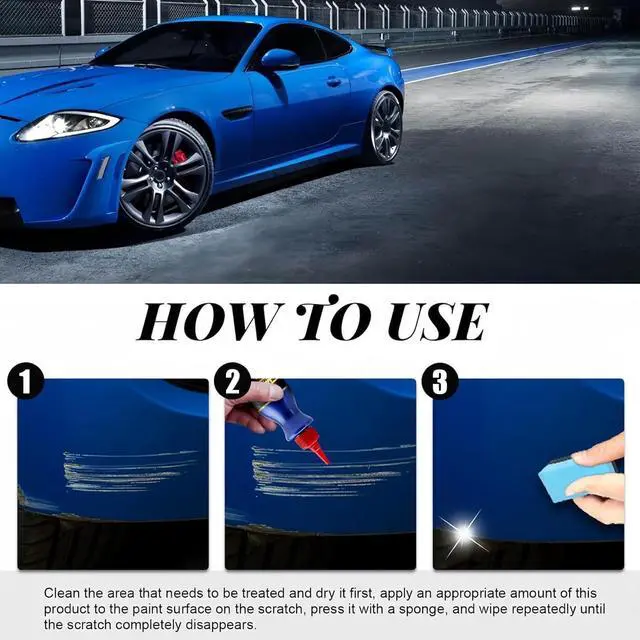 Alt view image 5 of 7 - 2025 New Car Scratch Remover, Car Scratch Remover Instant Invisible Scratch Remover, for Deep Scratches, Scratch Remover for Vehicles, Car's Paint Scratch Repair Kit (2Pcs)