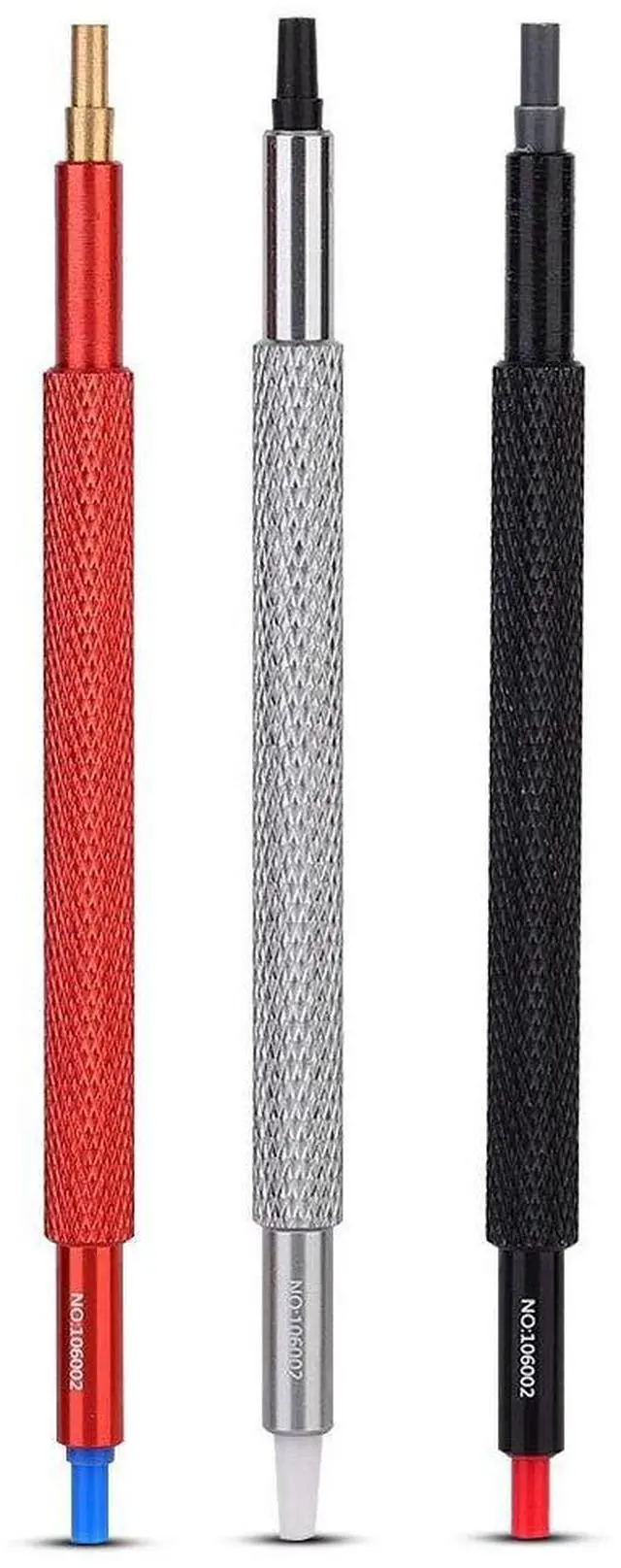 Main image of 3pcs Watch Hand Pressers Pusher Fitting Set Kit Metal Watchmakers Wristwatch Repair Tool Watch Strap Repair Tool Link Pin Remover Repair Tool