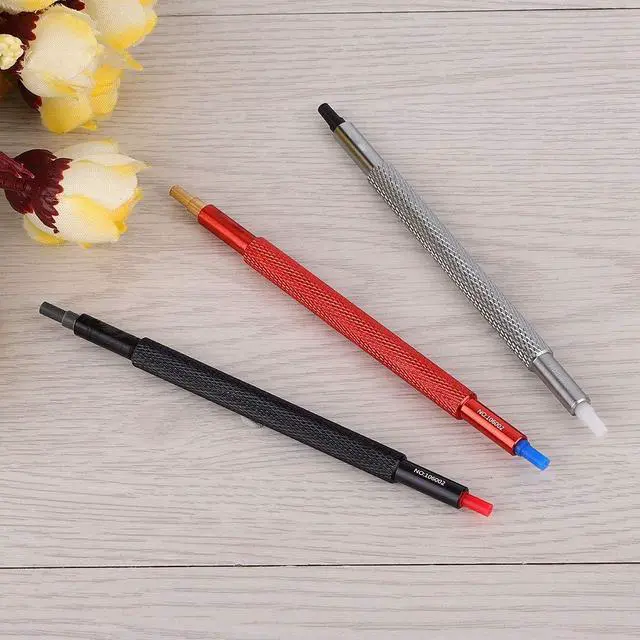 Alt view image 2 of 7 - 3pcs Watch Hand Pressers Pusher Fitting Set Kit Metal Watchmakers Wristwatch Repair Tool Watch Strap Repair Tool Link Pin Remover Repair Tool