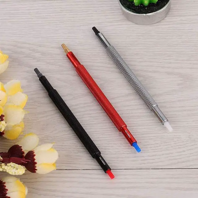 Alt view image 7 of 7 - 3pcs Watch Hand Pressers Pusher Fitting Set Kit Metal Watchmakers Wristwatch Repair Tool Watch Strap Repair Tool Link Pin Remover Repair Tool