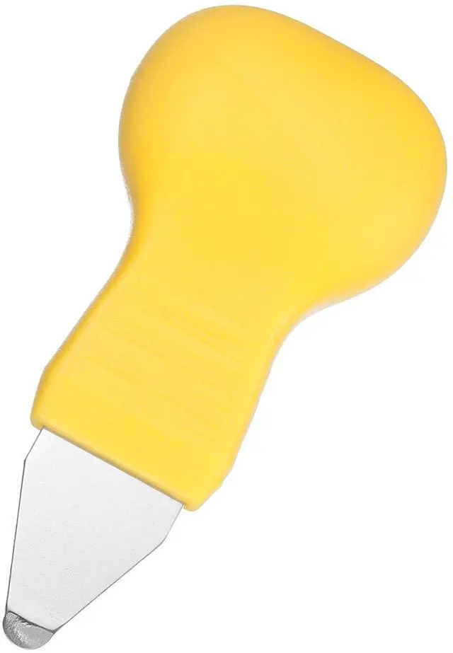 Main image of Watch Back Cover Opener Tool 6.5mm Width Alloy Steel Blade Removal Tool Case Pry with ABS Handle for Watches Battery Repair Replacement, Yellow