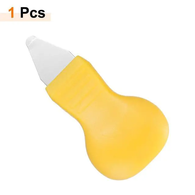 Alt view image 3 of 7 - Watch Back Cover Opener Tool 6.5mm Width Alloy Steel Blade Removal Tool Case Pry with ABS Handle for Watches Battery Repair Replacement, Yellow
