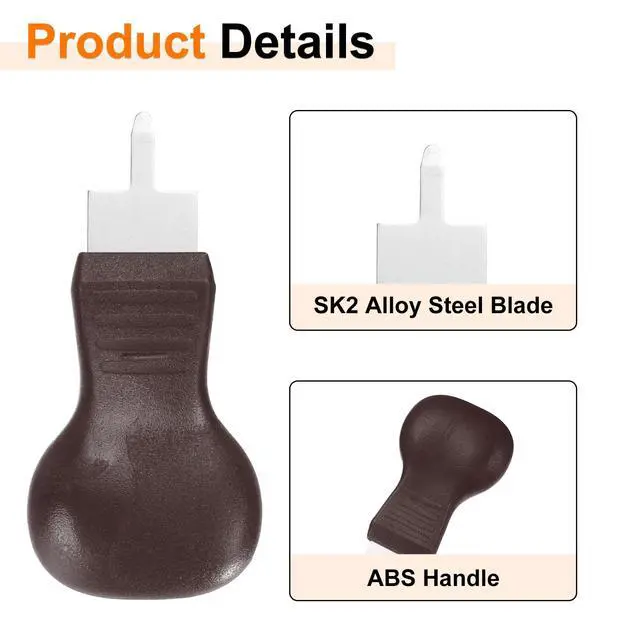 Alt view image 4 of 7 - Watch Back Cover Opener Tool 3.5mm Width Removal Tool Case Pry | Alloy Steel Blade,with ABS Handle,for Watches Battery Repair Replacement,Coffee