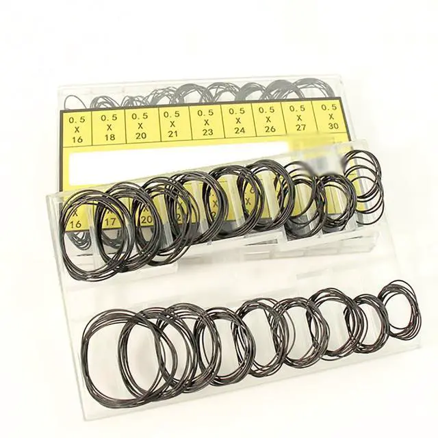 Alt view image 2 of 4 - About 180 Pcs O Ring Watch Gasket Rubber Seal Kit Assorted Size Watch Gaskets Watches Back Cover Seal Gaskets Watches Repairing Accessories for Watchmakers
