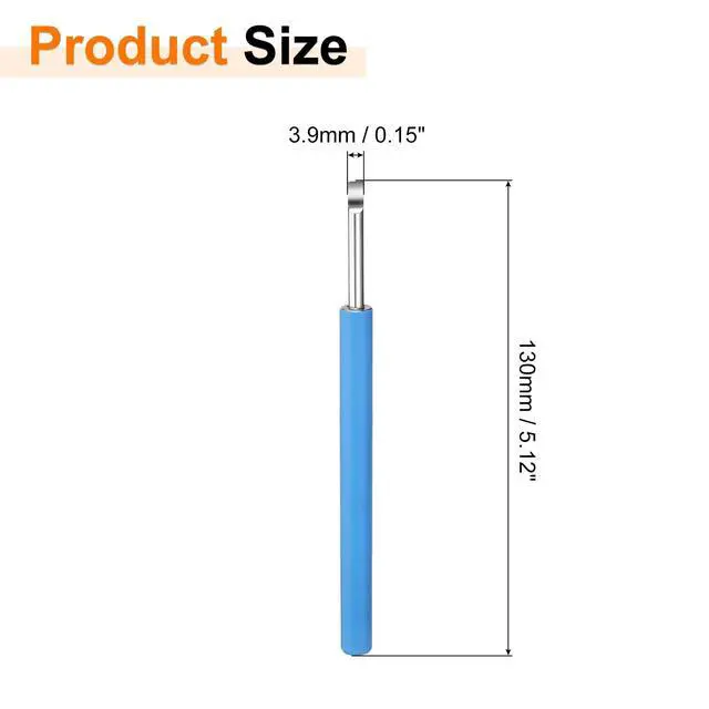 Alt view image 2 of 7 - Watch Back Cover Opener Tool 3.9mm Width Stainless Steel Blade | Case Opener Pry Tool,for Watches Battery Repair Replacement,Aluminum Handle Blue