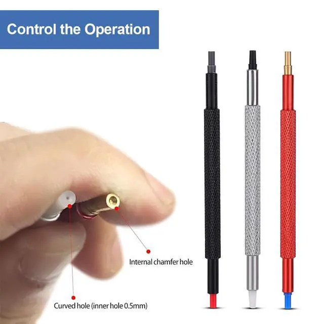 Alt view image 5 of 7 - Watch Hand Presser, 3PCS Watch Hand Setting Repair Tool Pusher Fitting Set, Watchmakers Wristwatch Strap Repair Tool for Watchmakers Watchworker