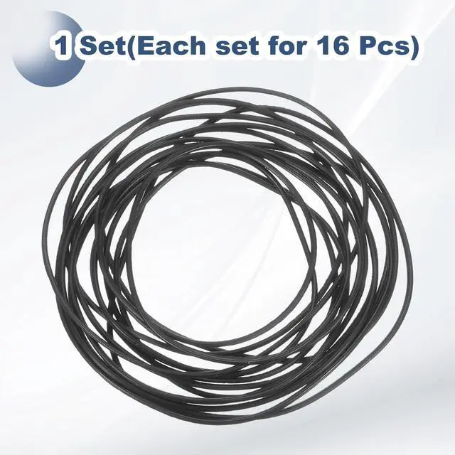 Alt view image 3 of 7 - 1set O-Ring Watch Gaskets Replacement Kit 0.7mm Waterproof Elastic Rubber O Ring Back Cover Seal Gaskets Washers Repair Tools Kits for Watch Repair