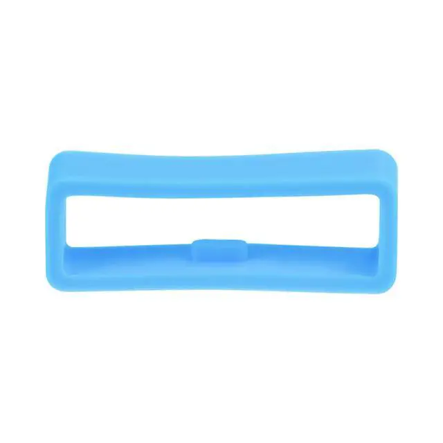 Alt view image 5 of 6 - 6pcs Watch Strap Loop Fastener Rings 26mm, Light Blue