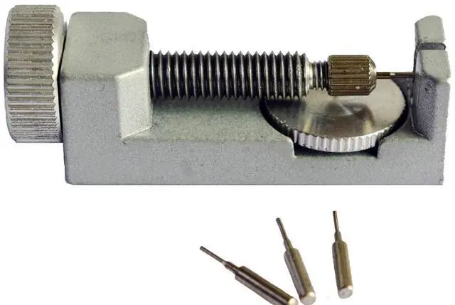 Main image of MULTIFUNCTION Metal Watch Link Pin Remover Band Strap Repair Tool with 3 replace pins