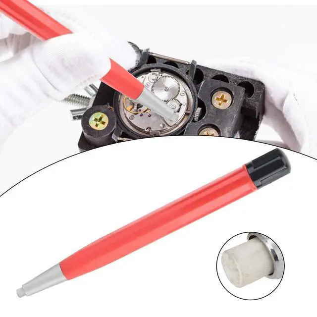 Alt view image 4 of 7 - Rust Removal Brush Pen for Watch Parts, Watch Rust Cleaning Tool with Polishing Pen for Maintenance and Repair
