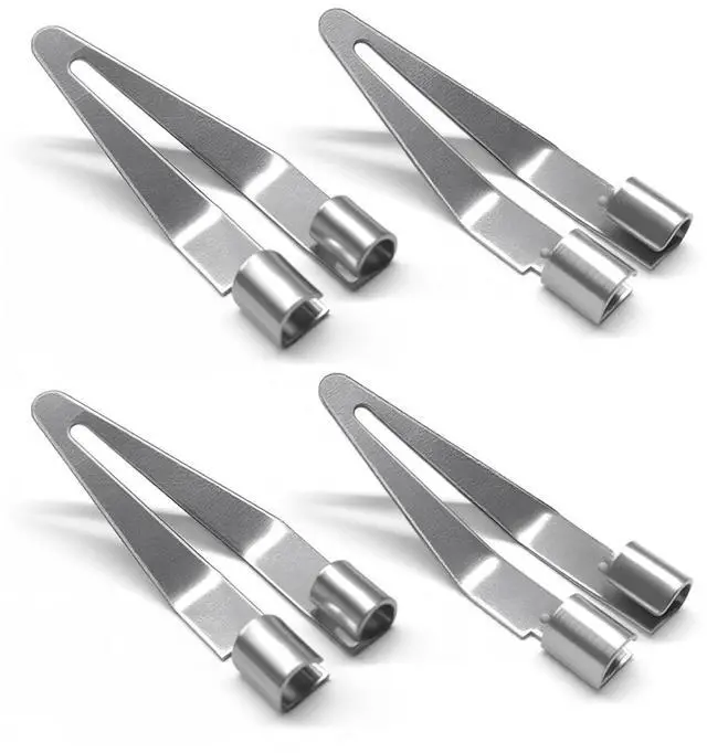 Main image of 4PCS Plastic Welding Tips by Plastic Welder Gun,Stainless Steel Plastics Welder Tips with 45° Elbow,Smoothing Tip Head Plastics Welding Kit Car Accessories for Bumper Repair
