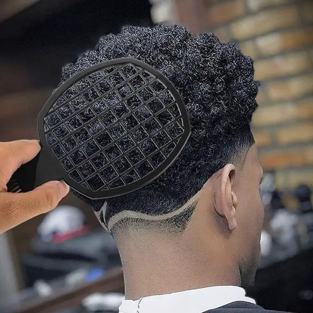 Alt view image 6 of 7 - Upgraded 2-Piece Hair Twist Comb Hair Sponge Brush Set - Superior Curl Definition for Men and Women (Black)