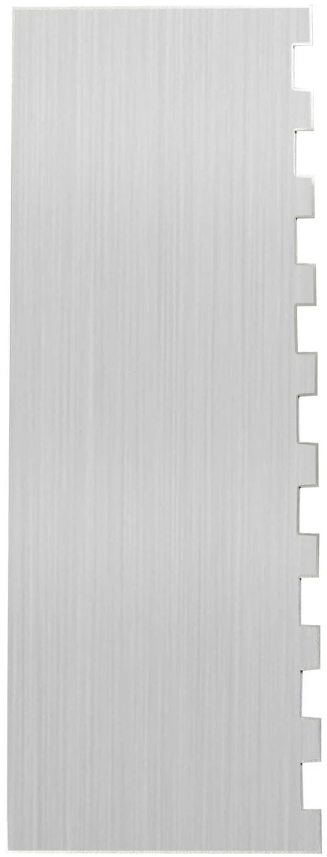 Main image of Cake Scraper, Double-Sided Cake Smoother | 1pc, Stainless Steel, with Decorating Comb Edges, Cake Smoothing Tool, for Texturing Buttercream Frosting