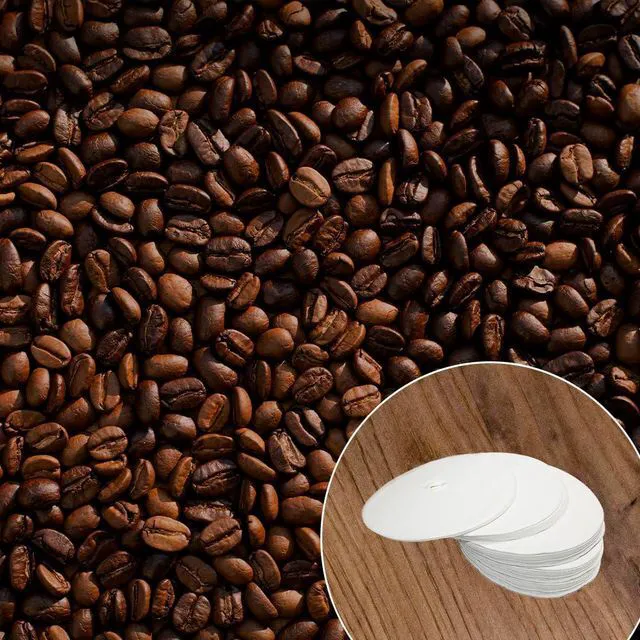 Alt view image 6 of 7 - 100 Pack Disposable Percolator Coffee Filters, 3.75 Inch Disc Filter for Percolators, Coffee Pot (100, White)