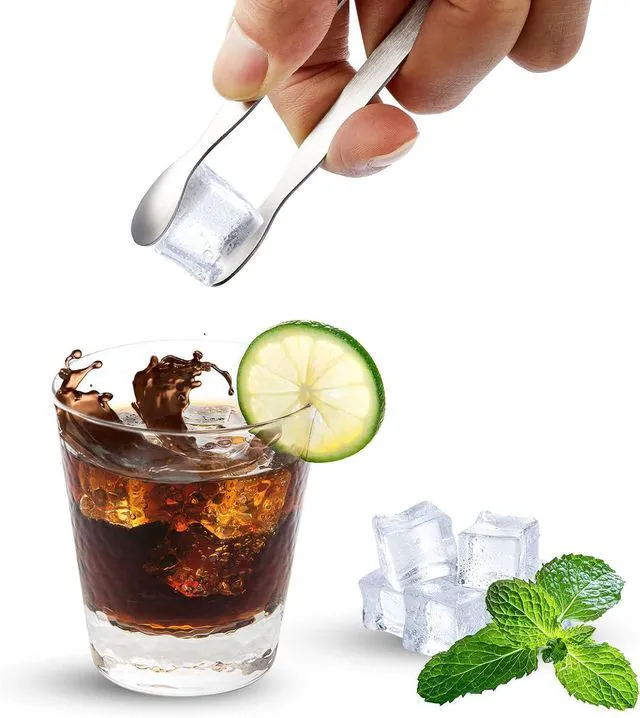 Alt view image 3 of 6 - 6PCS Ice Tongs Mini Sugar Tongs, Stainless Steel Tiny Kitchen Tongs | Small Serving Tong | for Appetizers, Tea Party, Coffee Bar, Desserts | Dishwasher Safe