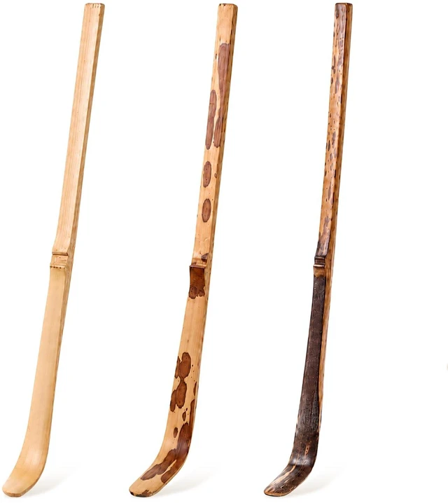 Main image of 3 Pcs Matcha Spoon, Japanese Tea Scoop, Chashaku Hooked Spoon Sticks Whisk Bamboo Scooping for Traditional Tea Spoons for Matcha Coffee Espresso Teas Accessories