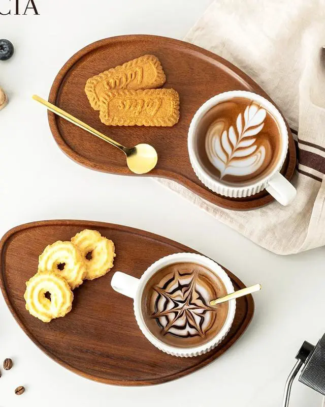 Alt view image 3 of 6 - 4 PCS Coffee Spoons, 5.9 Inches Stainless Steel Long Handle Spoon for Dessert Ice Cream Sugar Tea Latte, Hot Chocolate Cake Stirring Spoons (4, gold)
