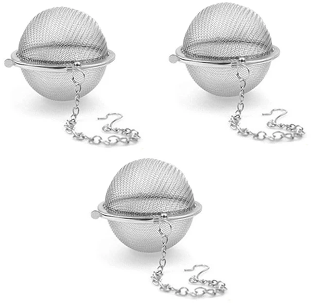 Main image of 3PCS Premium Tea Infusers, Loose Leaf Tea, Upgraded Tea Strainers and Tea Balls for Flavoring Herbal Spices and Seasonings