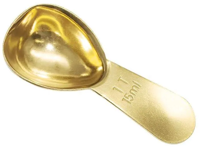 Main image of 1 Pack Coffee Scoop, 1 Tablespoon, Stainless Steel Measuring Spoons for Ground Coffee, Sugar, Protein Powder, Tea Leaves (1, Gold, 15 ml)