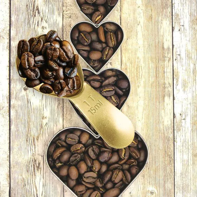 Alt view image 5 of 7 - 1 Pack Coffee Scoop, 1 Tablespoon, Stainless Steel Measuring Spoons for Ground Coffee, Sugar, Protein Powder, Tea Leaves (1, Gold, 15 ml)