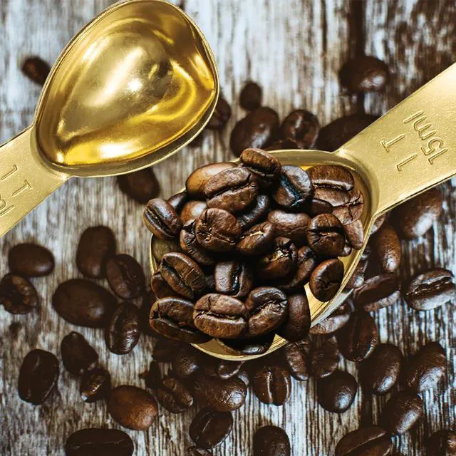 Alt view image 6 of 7 - 1 Pack Coffee Scoop, 1 Tablespoon, Stainless Steel Measuring Spoons for Ground Coffee, Sugar, Protein Powder, Tea Leaves (1, Gold, 15 ml)