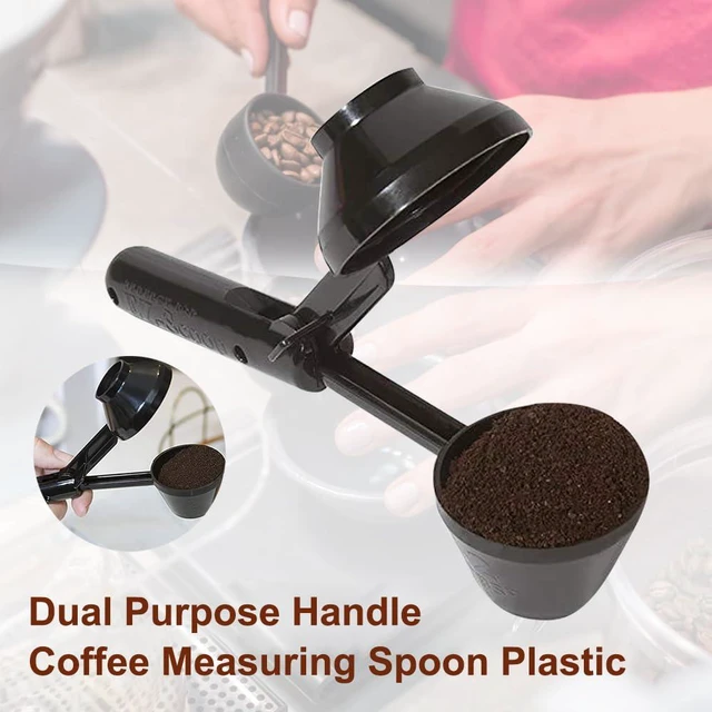 Alt view image 4 of 7 - Coffee Scoop with Funnel for Reusable K Cup Pods, Measuring Scoop | MessFree Refill for Ground Coffee, Protein Powder & Loose Tea, LongHandle Handheld Coffee Accessory