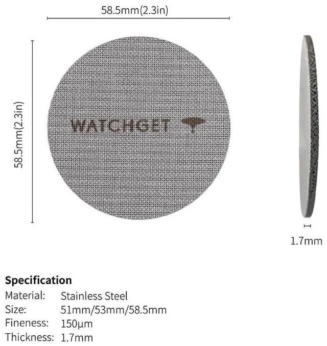 Alt view image 2 of 7 - 58.35mm Espresso Puck Screen, 1.7mm Thickness, 150m | 316 Stainless Steel; Lower Shower; Reusable Coffee Filter Mesh Plate For 58mm Espresso Portafilter Filter Basket