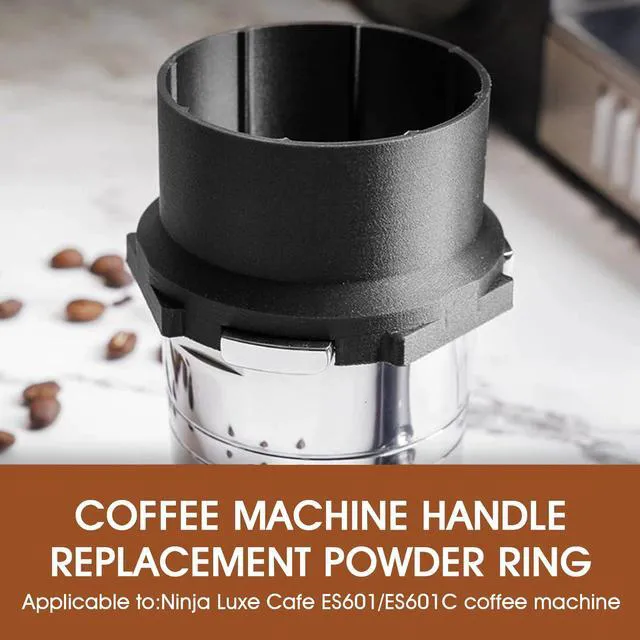 Alt view image 4 of 7 - Portafilter Funnel for Ninja Luxe Cafe, Coffee Dosing Ring No-Mess Espresso Funnel for Precise Tamping for Ninja Luxe Café Premier Series ES601
