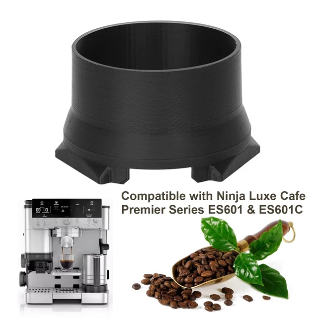 Alt view image 5 of 7 - Portafilter Funnel for Ninja Luxe Cafe, Coffee Dosing Ring No-Mess Espresso Funnel for Precise Tamping for Ninja Luxe Café Premier Series ES601