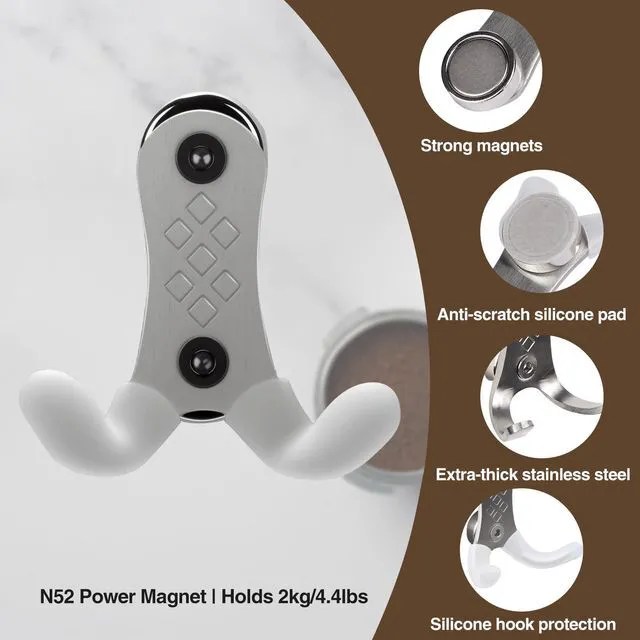 Alt view image 5 of 7 - Magnetic Coffee Portafilter Tamper Holder, Espresso Accessories Organizer for Breville, Ninja Luxe Cafe Coffee Machine, 51mm 53mm 58mm Portafilters