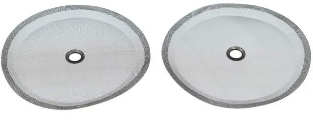 Alt view image 2 of 6 - 2 Packs French Press Replacement Filters Mesh Screen Perfect for 34 OZ,8 Cup French Press