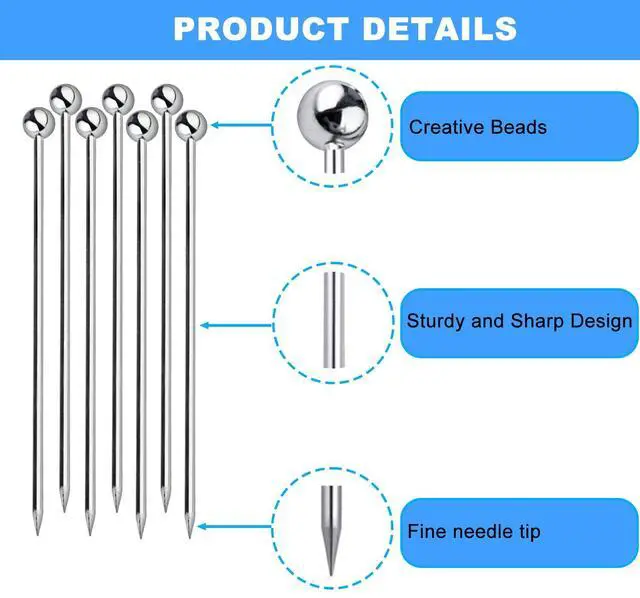 Alt view image 3 of 7 - 7Pcs Premium Cocktail Picks,Food Grade Cocktail Picks for Drinks,Upgrade Martini Picks,Cocktail Skewers,Ideal for Martinis,Cocktails,Olives Appetizers Fruit