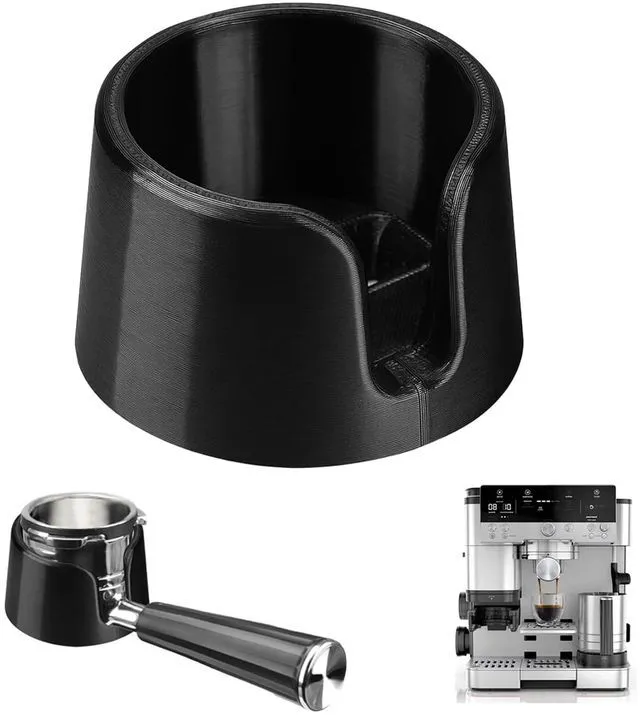 Main image of Coffee Tamper Base for Ninja Espresso Machine ES601 Handle,Portafilter Support Stand,Black Silicone Tamper Stand for Ninja Luxe Cafe Accessories,Protect the Filer