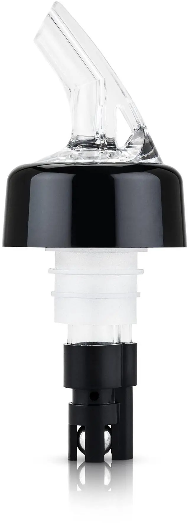 Main image of Ace Measured Liquor Pour Spout, 1 Ounce Pourer, Fits Standard Liquor Bottles, Bar & Cocktail Accessories, Plastic, Set of 1