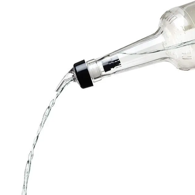 Alt view image 6 of 7 - Ace Measured Liquor Pour Spout, 1 Ounce Pourer, Fits Standard Liquor Bottles, Bar & Cocktail Accessories, Plastic, Set of 1
