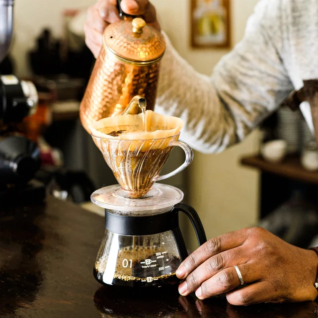 Alt view image 7 of 7 - 100 Count Coffee Filters #4, Premium Cone Coffee Filters 8-12 cup, Unbleached Natural Paper, Disposable Coffee Filters 4 Cone Paper for Pour Over and Drip Coffee Maker